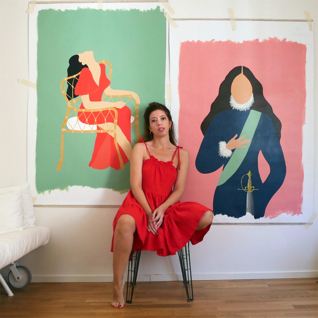 Marta Leyva en su estudio